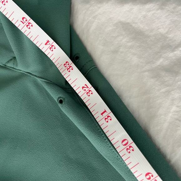 BONOBOS Golf Green Flat Front Slim Fit Performance Pants Men's Size 31x32 - Picture 2 of 8